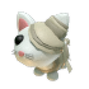Halloween White Mummy Cat in Adopt Me