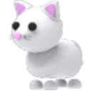 Snow Cat in Adopt Me