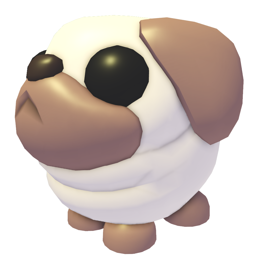 Snowball Pug in Adopt Me