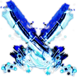 Dual Aetherial Azure Katana — Blade Ball