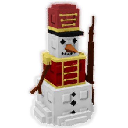 Giant Snowman Soldier in Grow A Garden