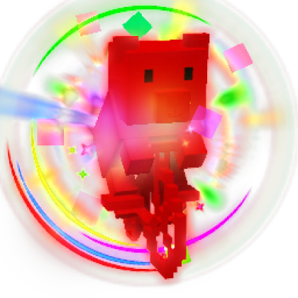 Rainbow Bear on Bike in Grow A Garden