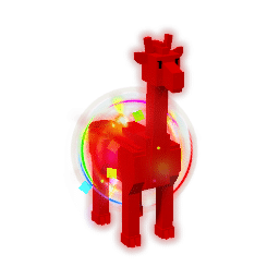 Rainbow Giraffe in Grow A Garden