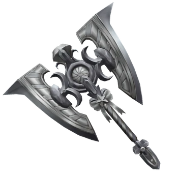Silver Swirly Axe — Murder Mystery 2