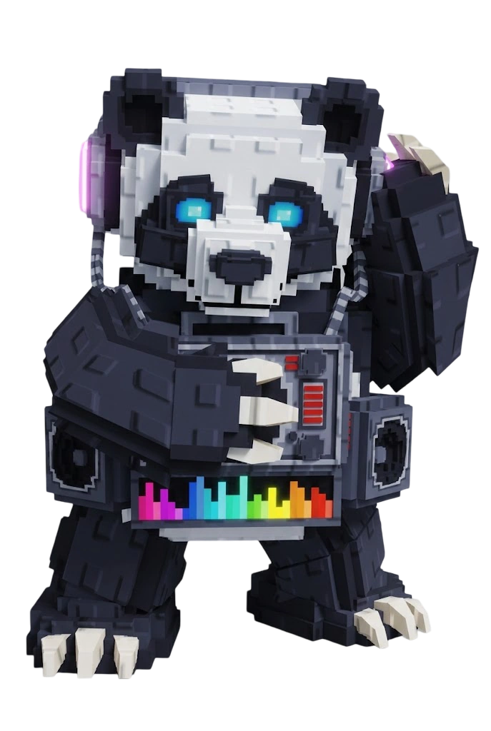 DJ panda in Italian Brainrot
